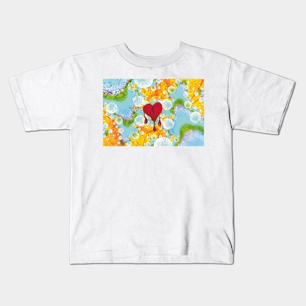 Digital Love Kids T-Shirt by LukeMargetts